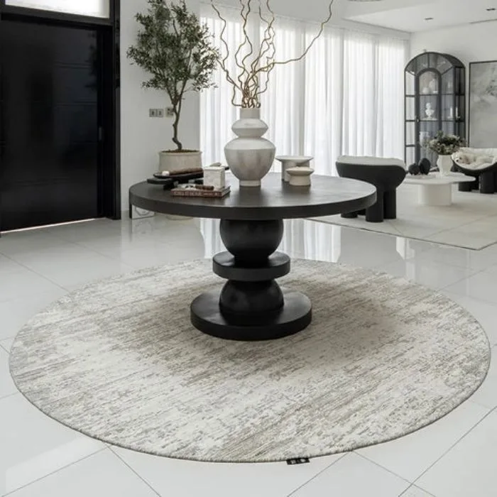 Pottery Style Round Carpet