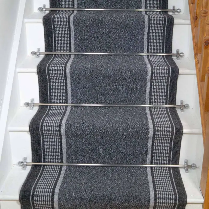 Promenade Grey Stair Runner