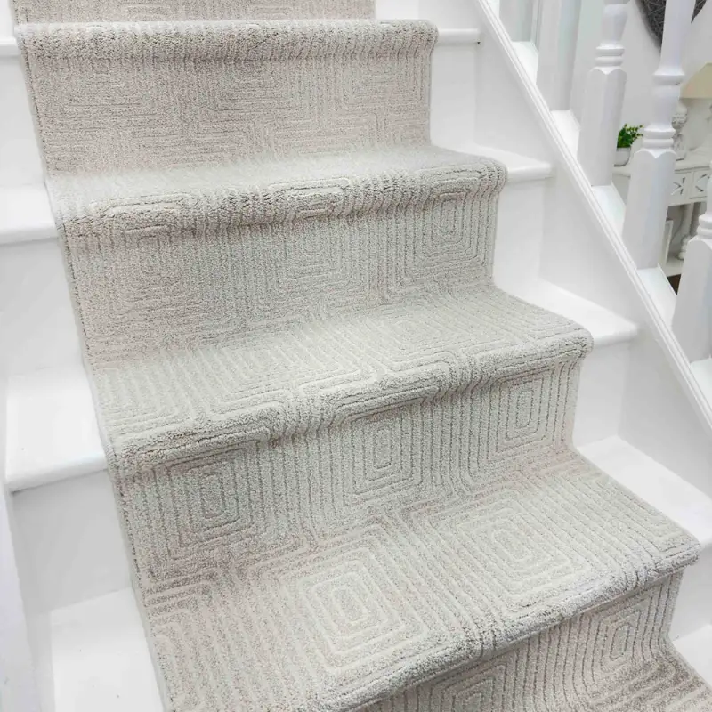 Quin Ivory Stair Runner image 2 Quin Ivory Stair Runner image 2