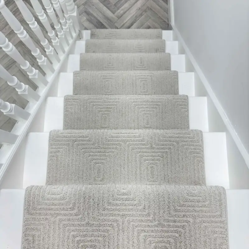 Quin Ivory Stair Runner image 3 Quin Ivory Stair Runner image 3