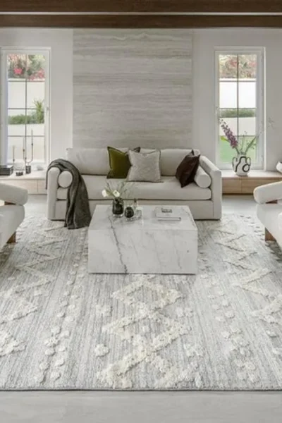 Raised Diamond & Dot Rug img 4