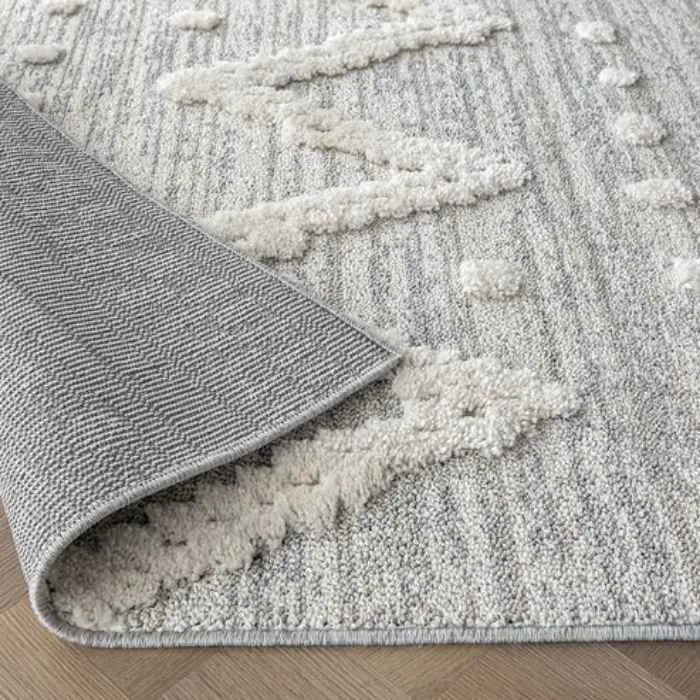 Raised Diamond & Dot Rug