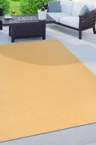 Reversible Solid Outdoor Rug