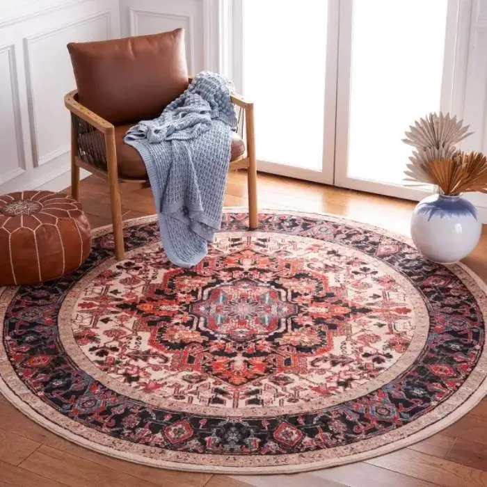 Riviera Washable Round Rug
