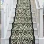 Rosette Black Stair Runner image 2