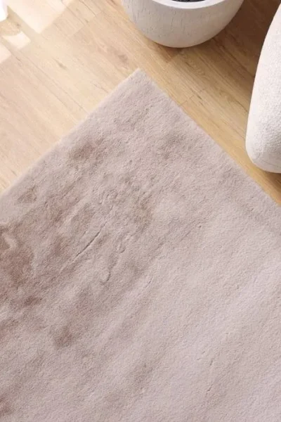 Sable Soft Fur Solid Rug