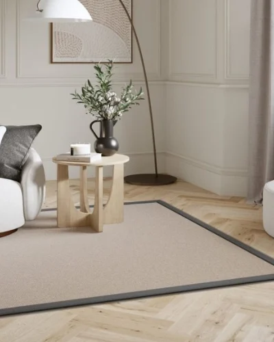 Sisal Big Boucle Aluminium image 2