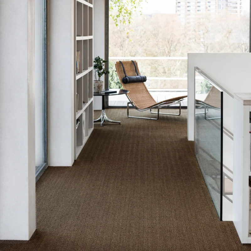 Sisal Grand Herringbone Chestnut
