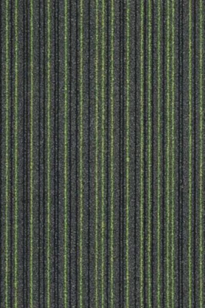 Striped Charcoal Green Carpetimage 2