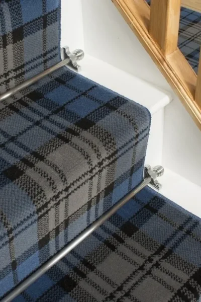 Tartan Blue Stair Runner image 3