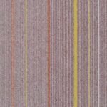 Taupe Yellow Stripe Carpet image 2