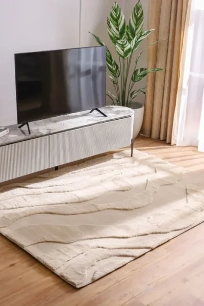 Textra Soft Fur Solid Rug img 2