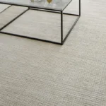 Textured Grid Round Carpet img 1