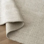 Textured Grid Round Carpet img 2