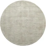 Textured Grid Round Carpet img 3