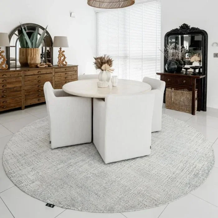 Textured Rectangle Patterned Carpet