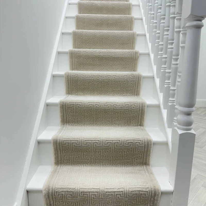 Timeless Beige Stair Runner
