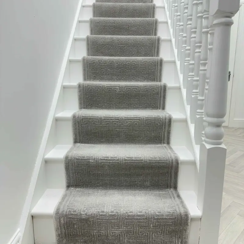 Timeless Grey Stair Runner