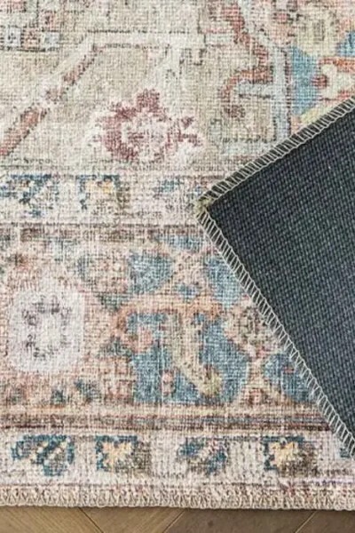 Traditional Medallion Red Rug