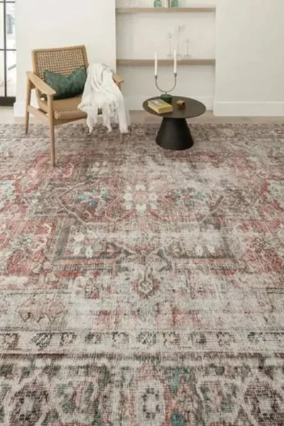 Traditional Medallion Red Rug img 4