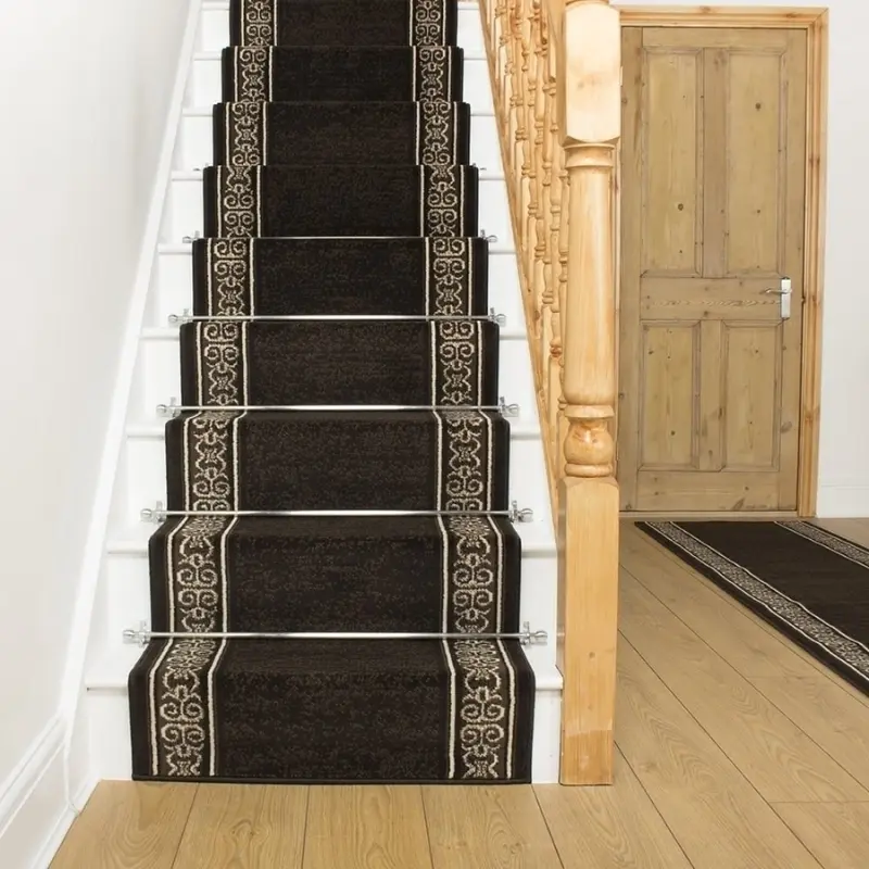 Tribal Brown Stair Runner