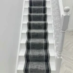 Tribal Dark Grey Stair Runner