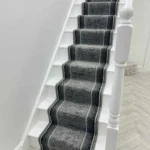 Tribal Dark Grey Stair Runner image 2