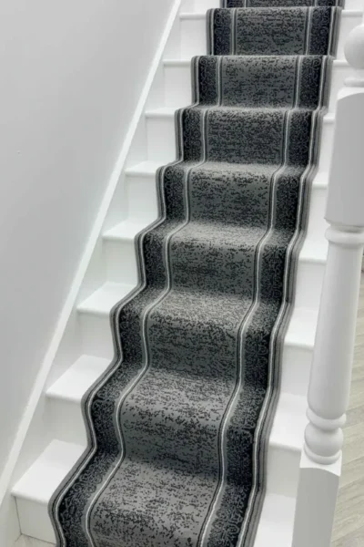 Tribal Dark Grey Stair Runner image 2