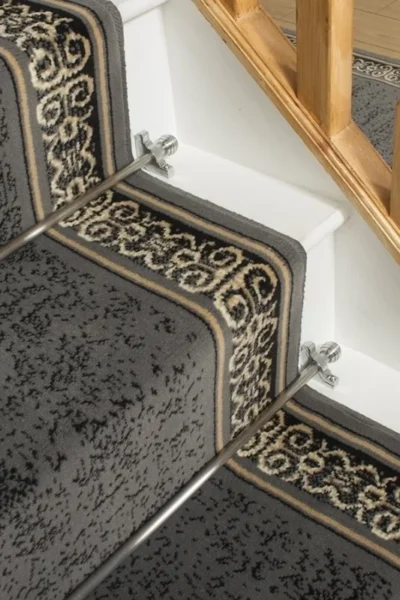 Tribal Grey Stair Runner image 2