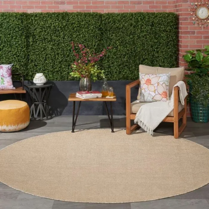 Tulum Basketweave Round Rug