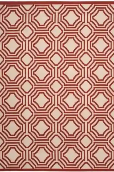 Veranda Red Outdoor Rug img 1