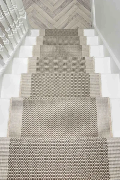 Vichy Beige A Stair Runner image 2
