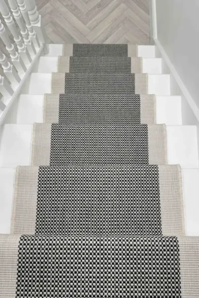 Vichy Black Stair Runner image 3