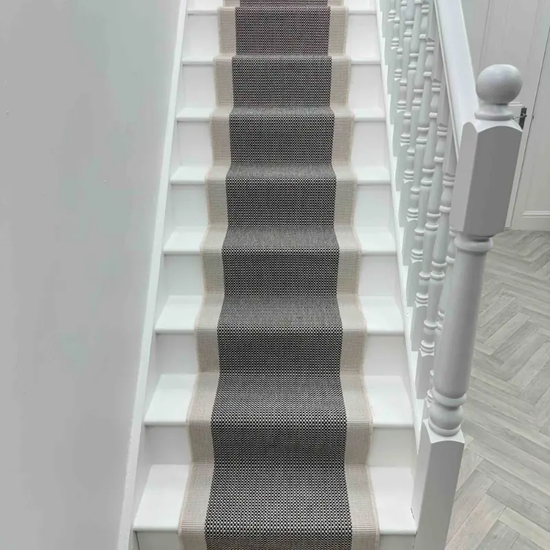 Vichy Black Stair Runner