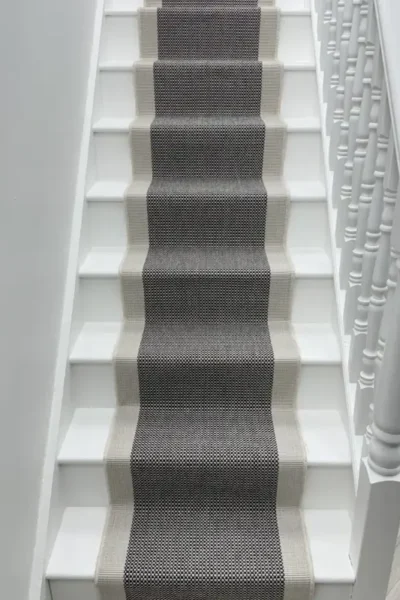 Vichy Grey Stair Runner