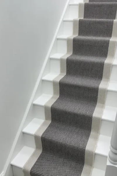 Vichy Grey Stair Runner image 2