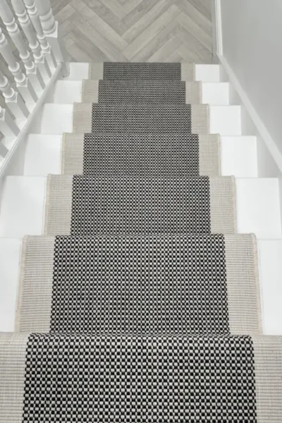 Vichy Grey Stair Runner image 3