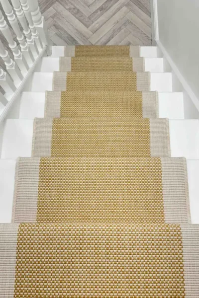 Vichy Ochre Stair Runner image 3