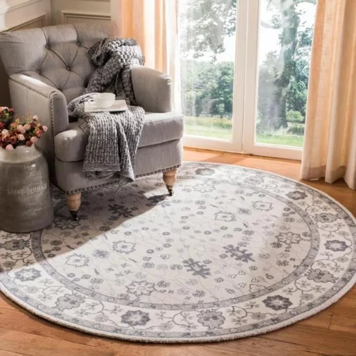 Vintage Tufted Round Rug