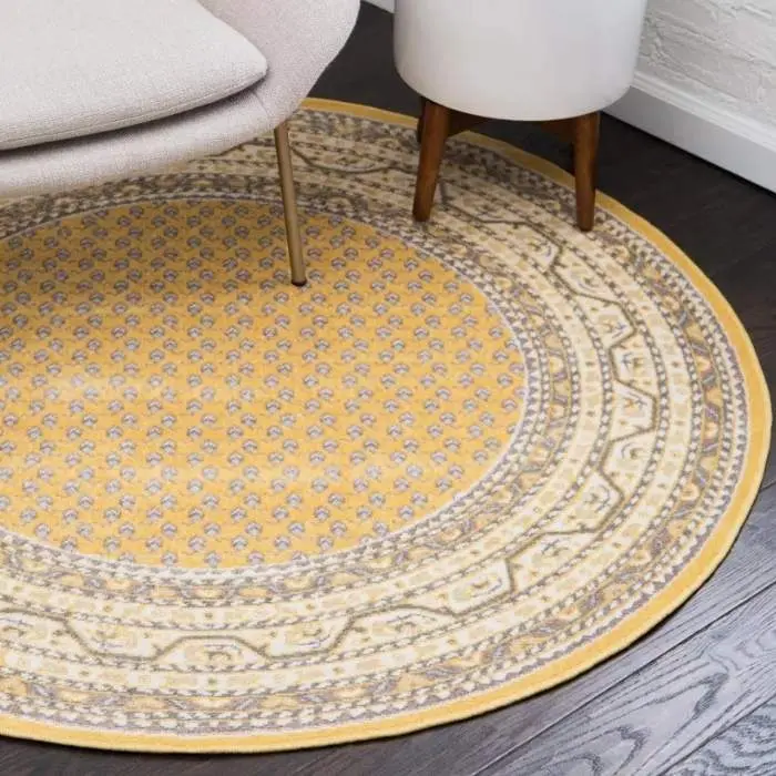 Williamsburg Geometric Round Rug
