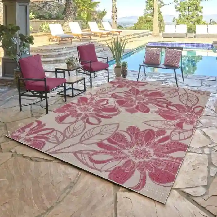 Woodbury Floral Outdoor Rug