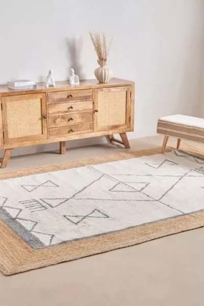 Zahra Handmade Jute Rug img 2