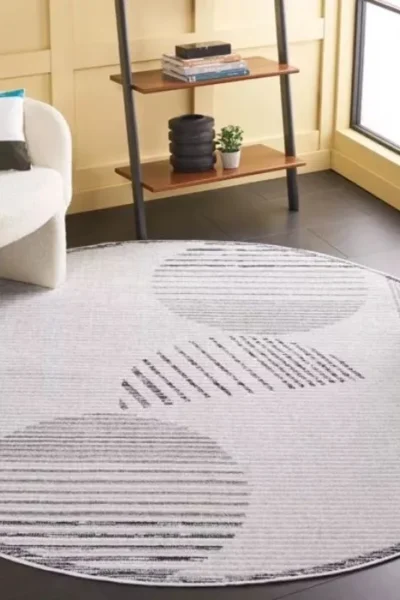 Alamo Loomed Round Rug