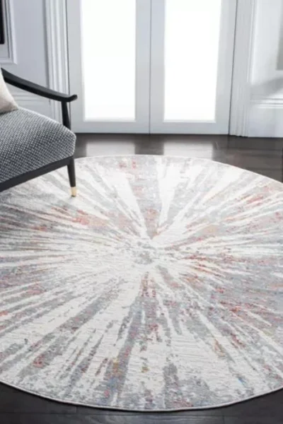 Amelia Loomed Round Rug