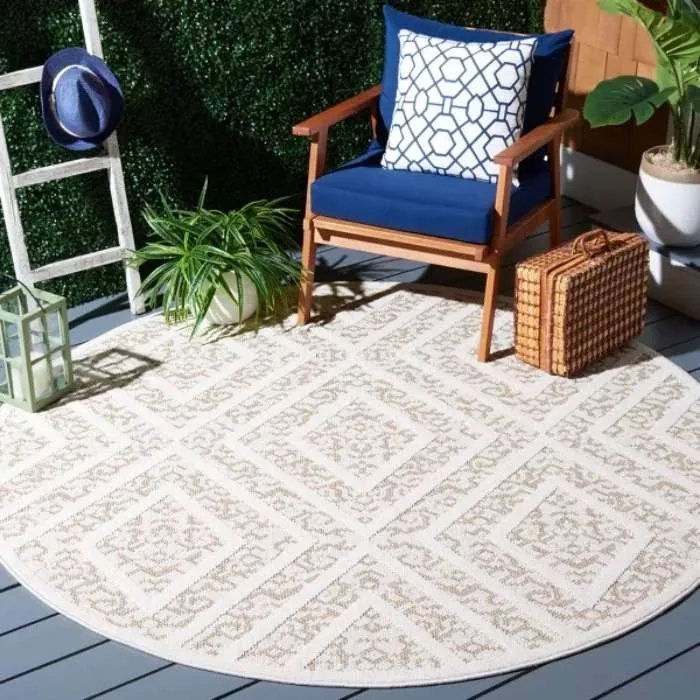 Global Loomed Round Rug