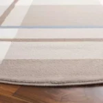Groove Loomed Round Rug img 1