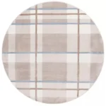 Groove Loomed Round Rug img 2