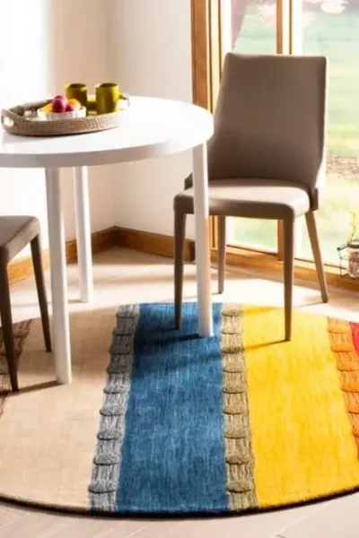 Himalaya Loomed Round Rug