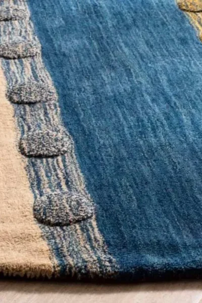 Himalaya Loomed Round Rug img 1