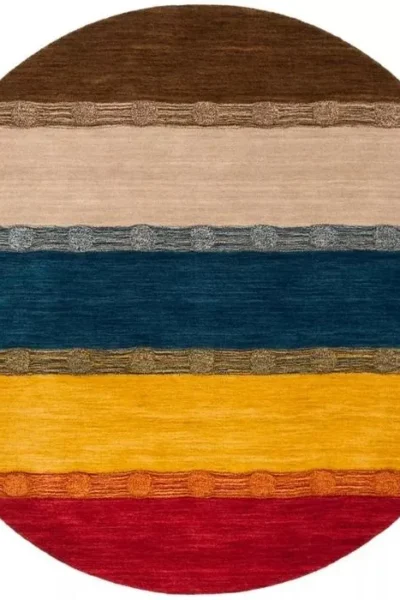 Himalaya Loomed Round Rug img 2